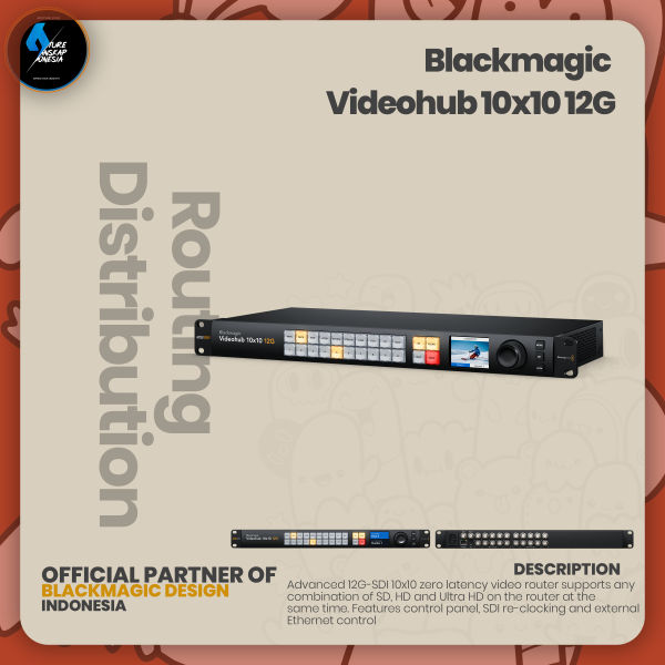 Blackmagic Videohub 10x10 12G